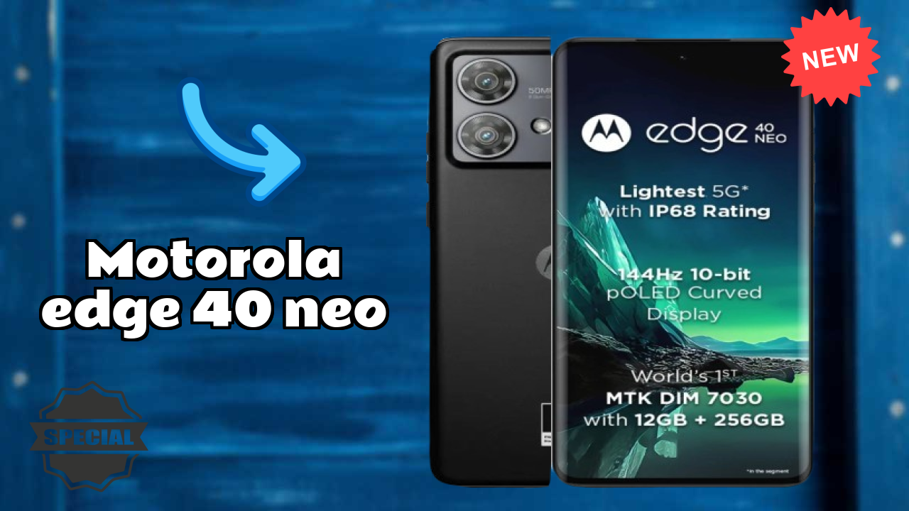 Motorola Edge 40 Neo Gaming Test: MediaTek Dimensity 7030 FPS Performance