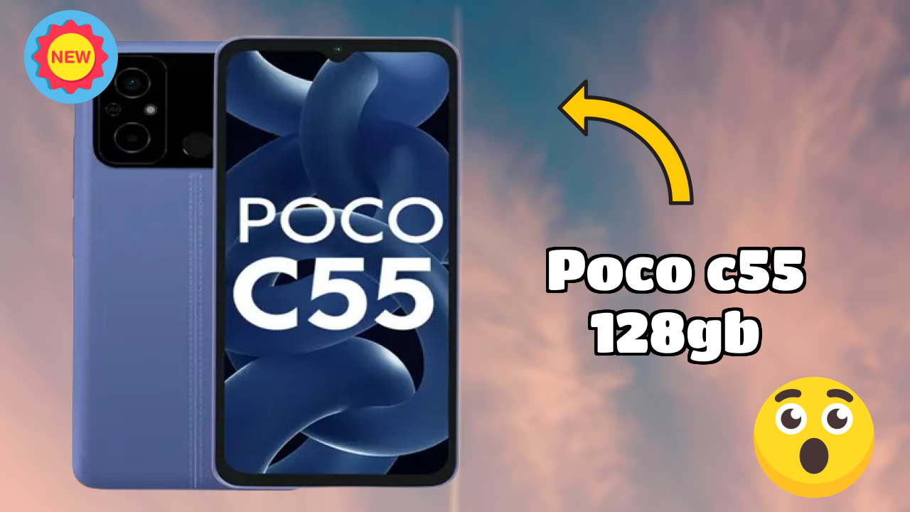 POCO C55 128GB Display Technology: 6.71 Inches (17.04 Cm) Screen