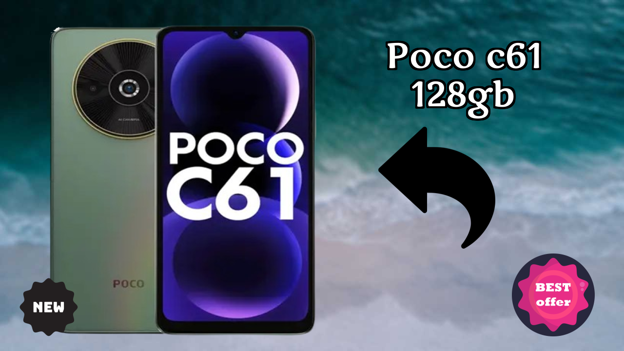 POCO C61 128GB Display Technology: IPS LCD Quality