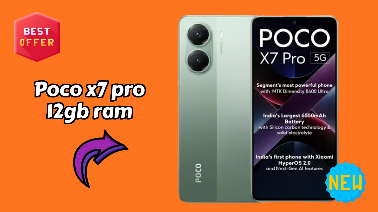 2026 POCO X7 Pro 12GB RAM: Best Smartphone in World for All Smartphone U