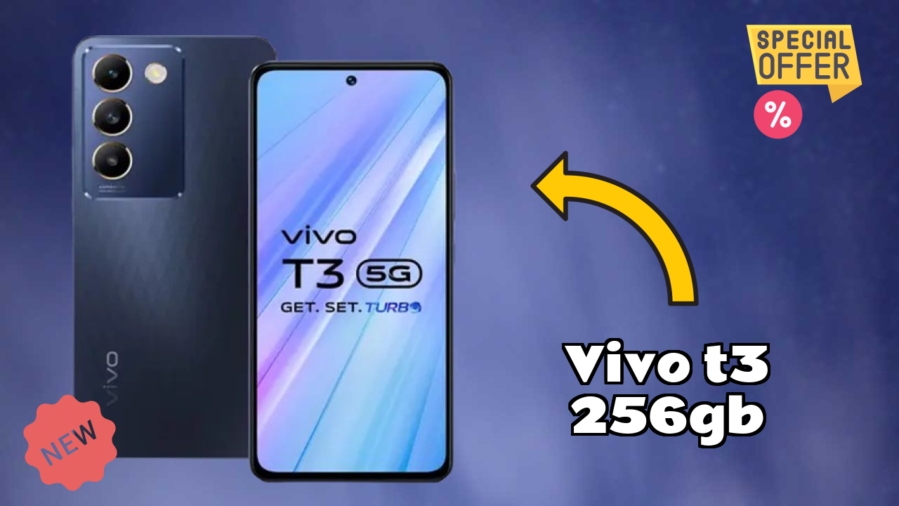 Vivo T3 256GB at ₹20,499 - Best Deal Available